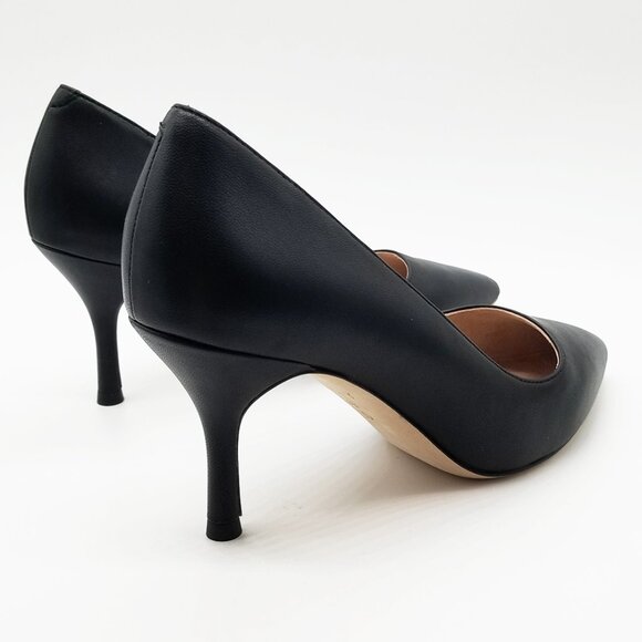 Sleek Black Leather Heels - Picture 10 of 16